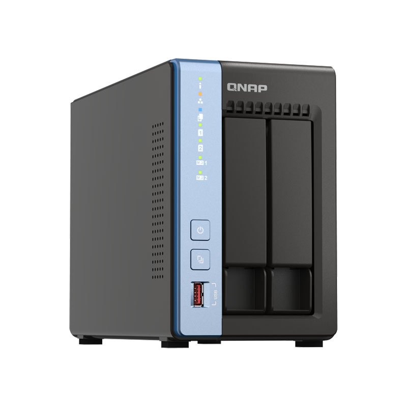 QNAP威联通 NAS TS-264C-8G /N5095/2.5GbE/M.2/ 双盘位存储