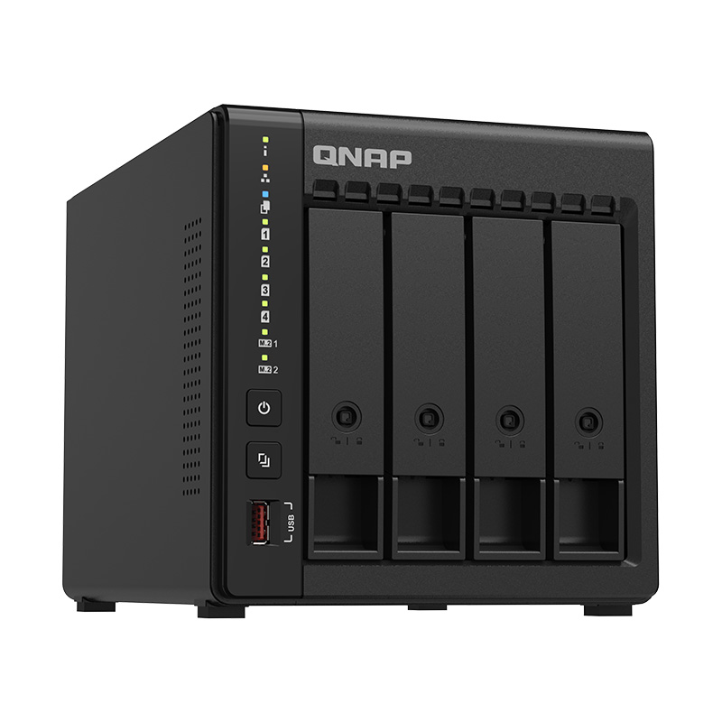 QNAP威联通NAS TS-466C Intel 奔腾N6005 2.5GbE 新旗舰 私有云 NAS家用网络存储器
