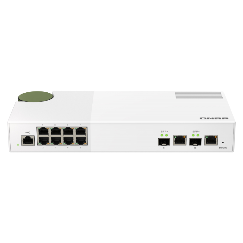 QNAP威联通交换机 QSW-M2108-2C【 8口 2.5G交换机 】链路聚合 vlan万兆网管交换机
